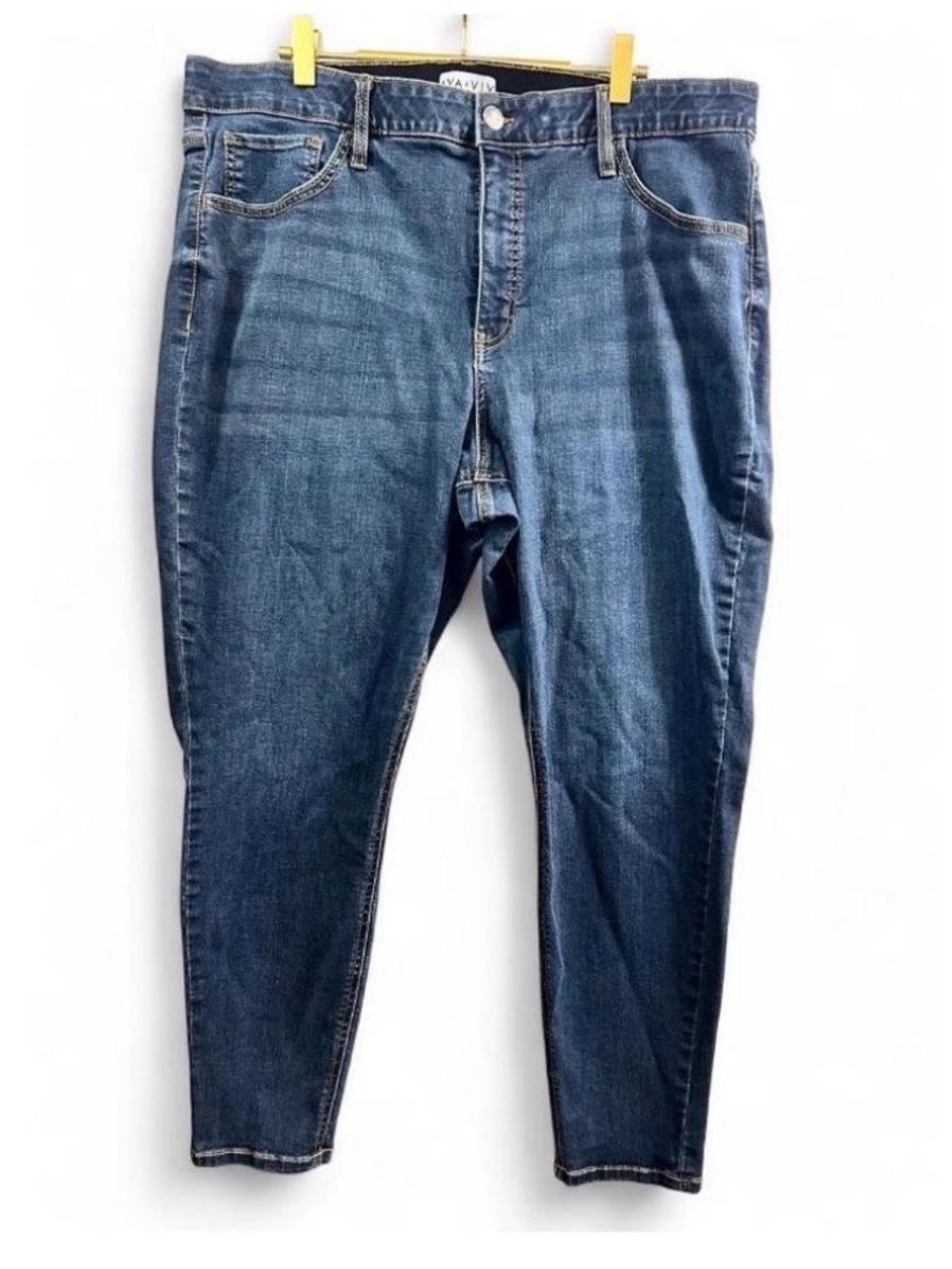 Ava-viv Women's Blue and Navy Jeans